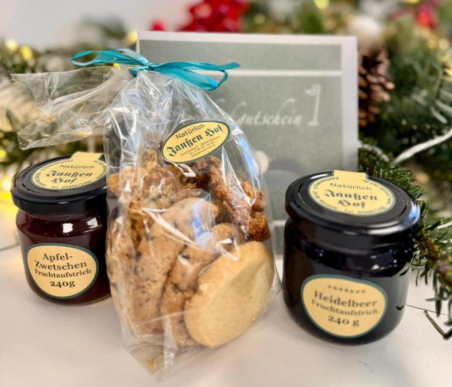 Janßenhof Marmelade und Kekse