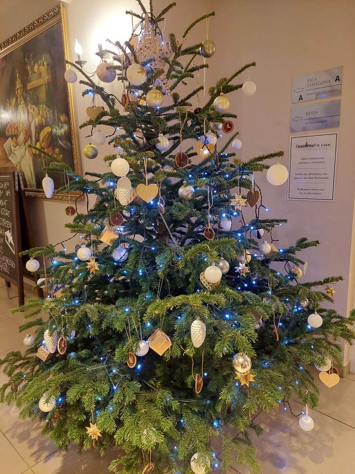 Weihnachtsbaum Hotel ST Lukas