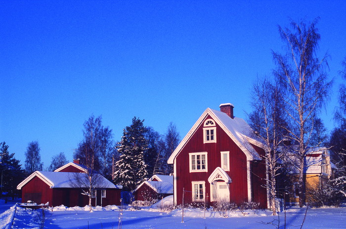 Weihnachtsdorf in Schweden