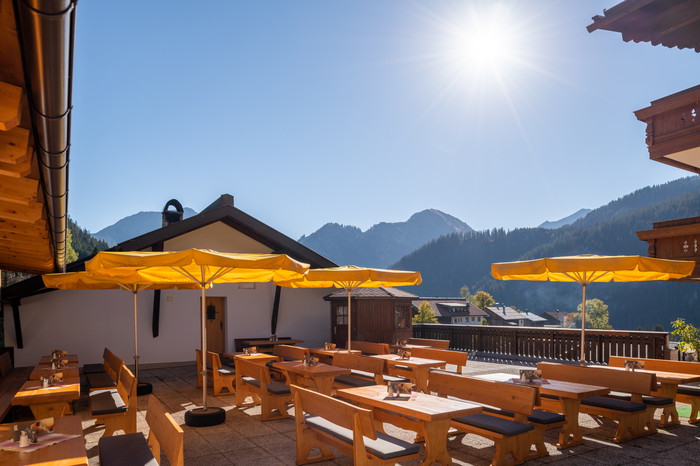 Sonnenterasse vom Hotel Thanella