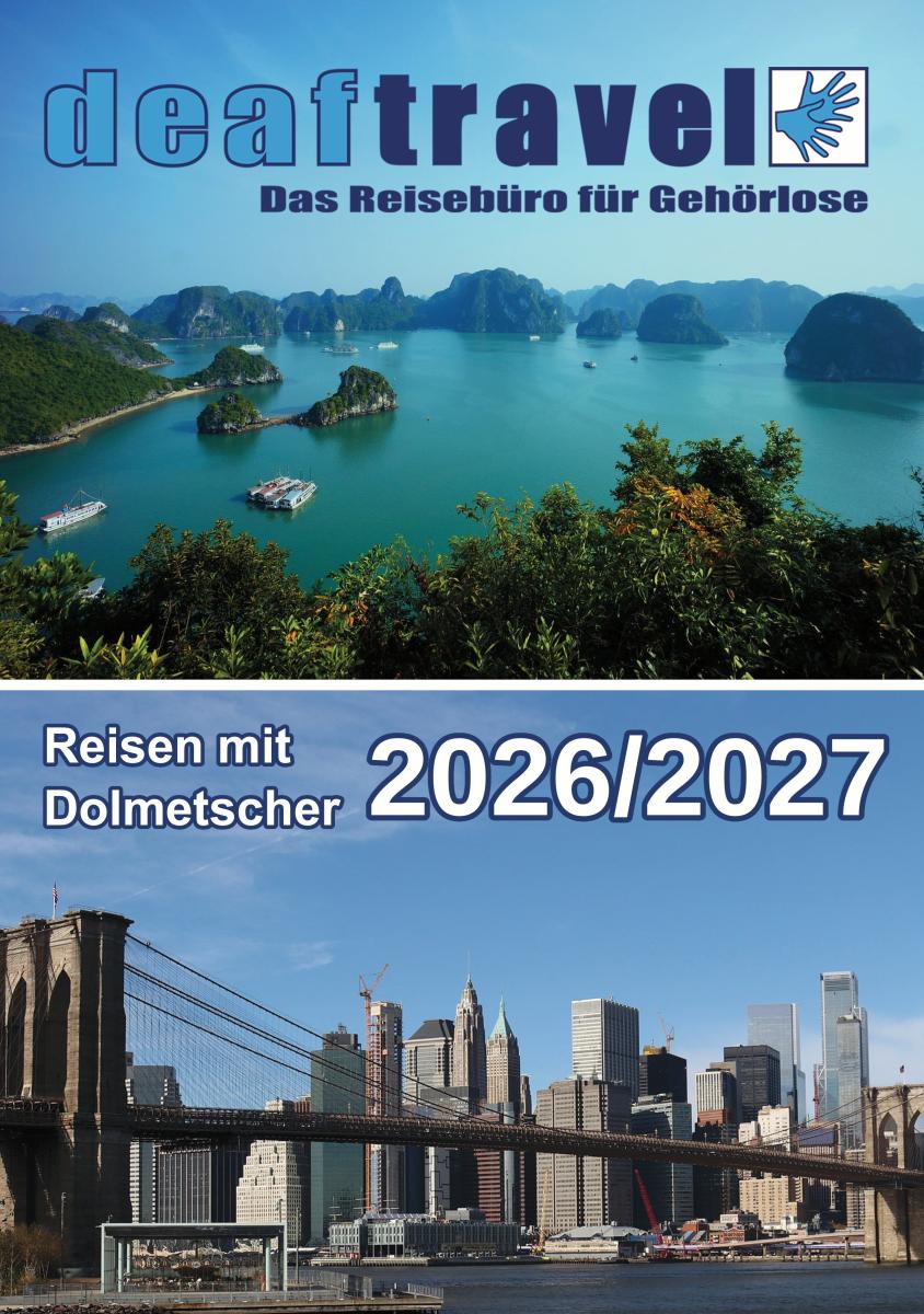 Cover Deaftravel Katalog 2026/27