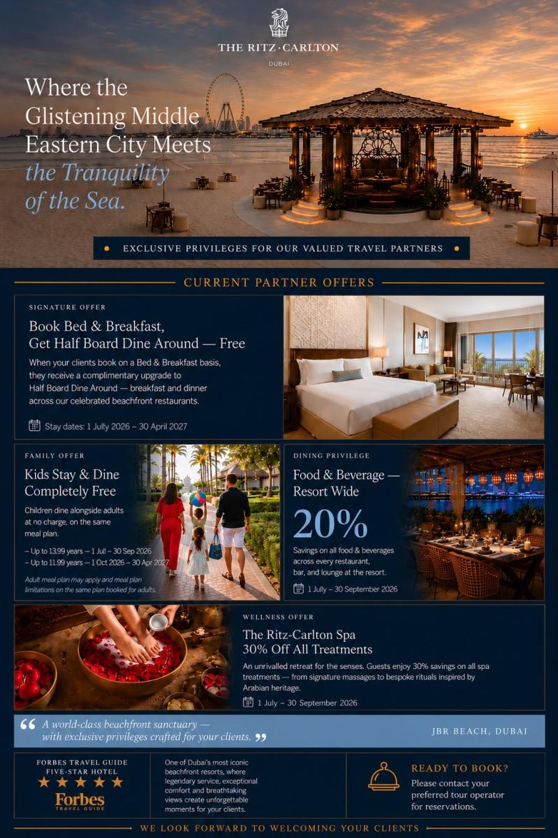 The Ritz Carlton Dubai veröffentlich interessante Hinweise zum Beach Resort - Beratung bei Sparta-Wave.de