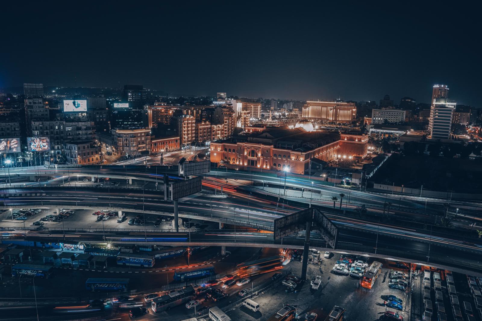 Kairo bei Nacht
