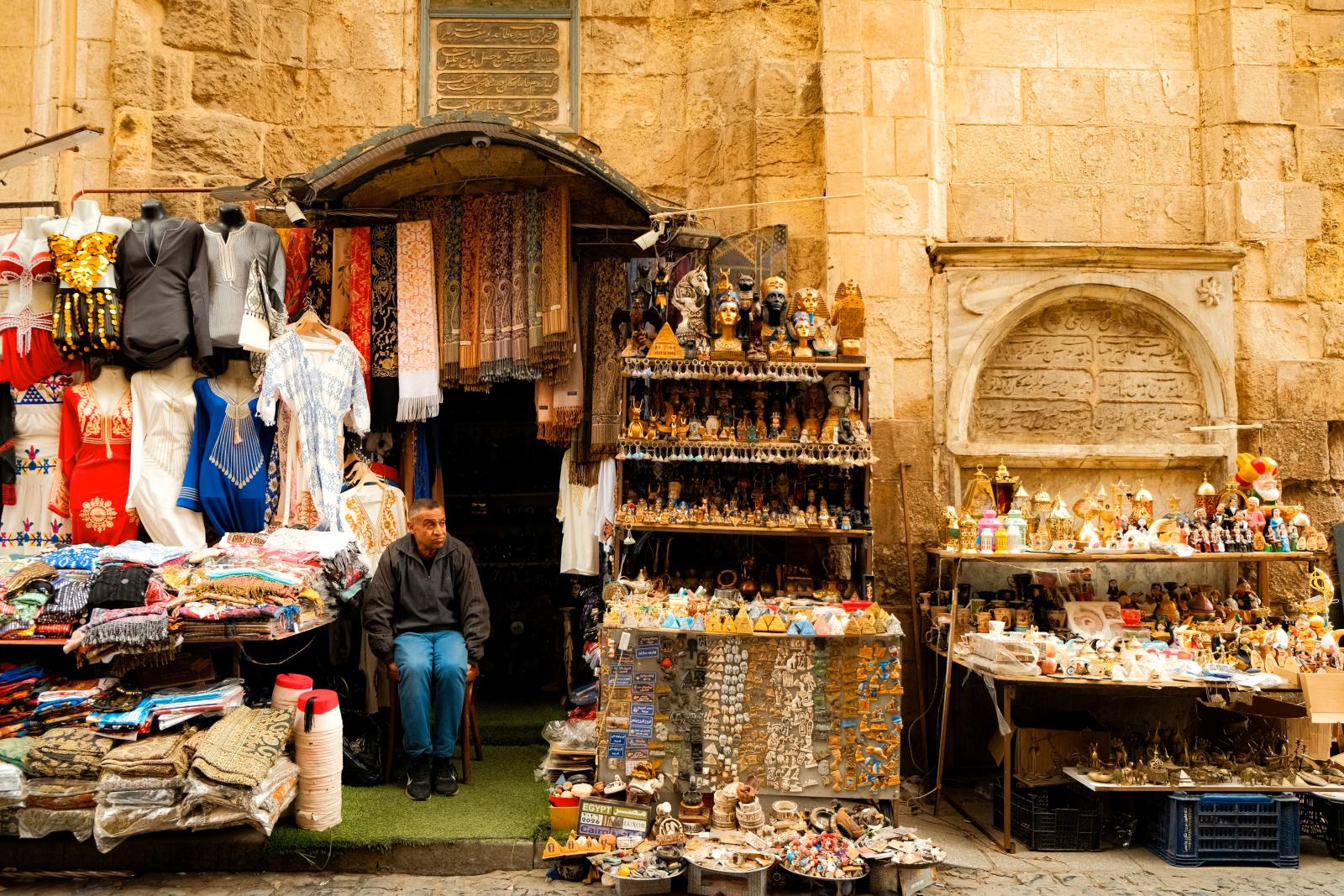Khan el-Khalili Basar in Kairo