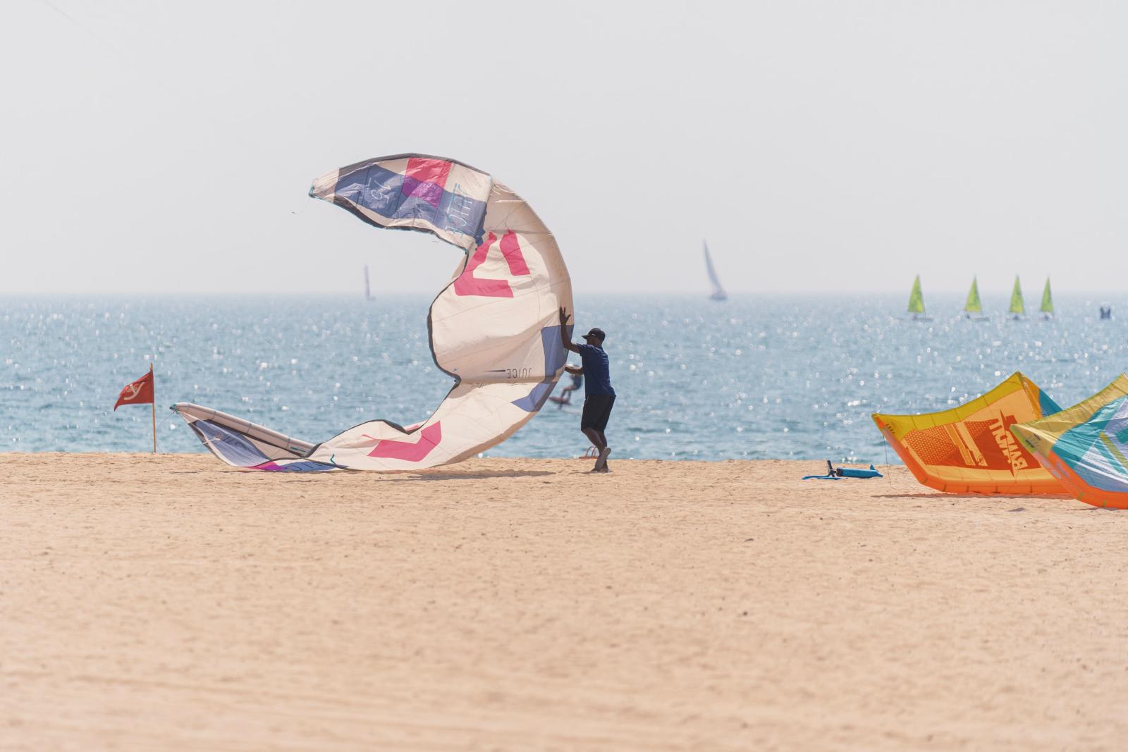 Kite Beach mit Wassersport