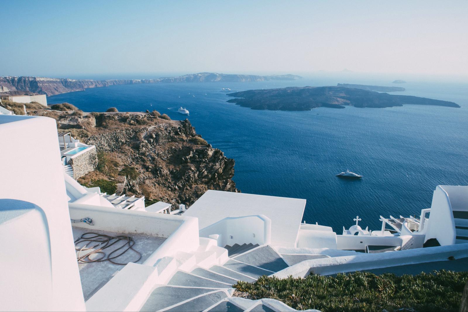 SANTORINI AUSFLUG / CALDERA