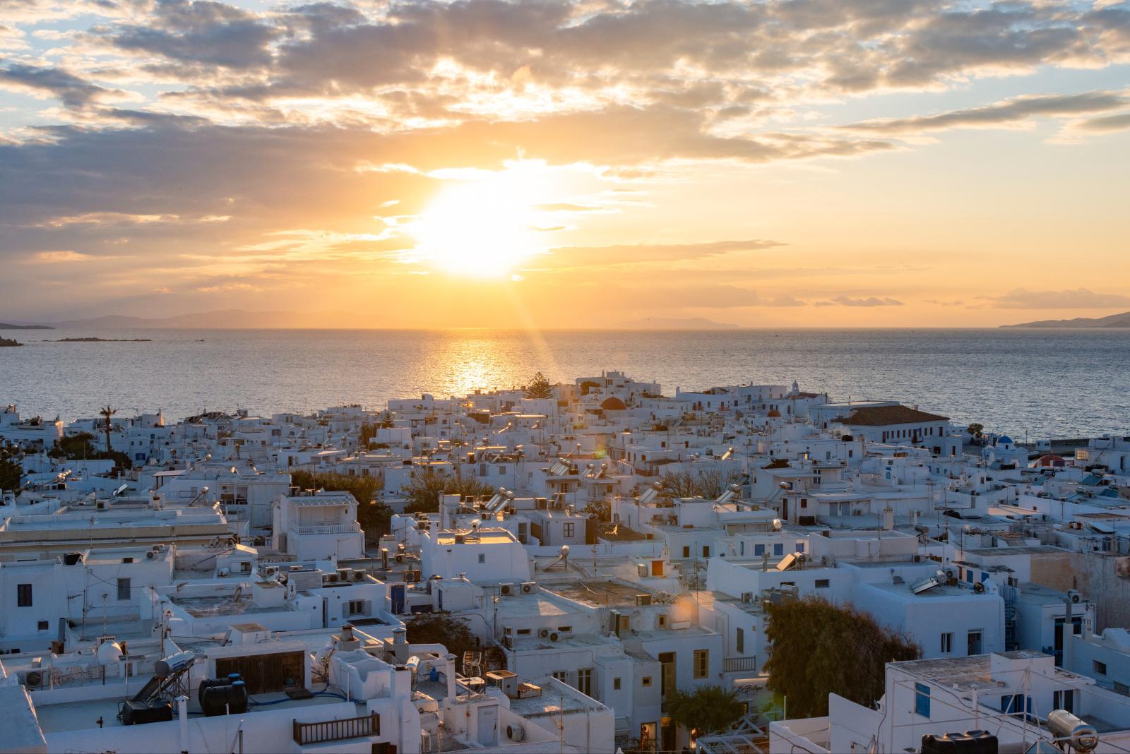 MYKONOS SONNENUNTERGANG