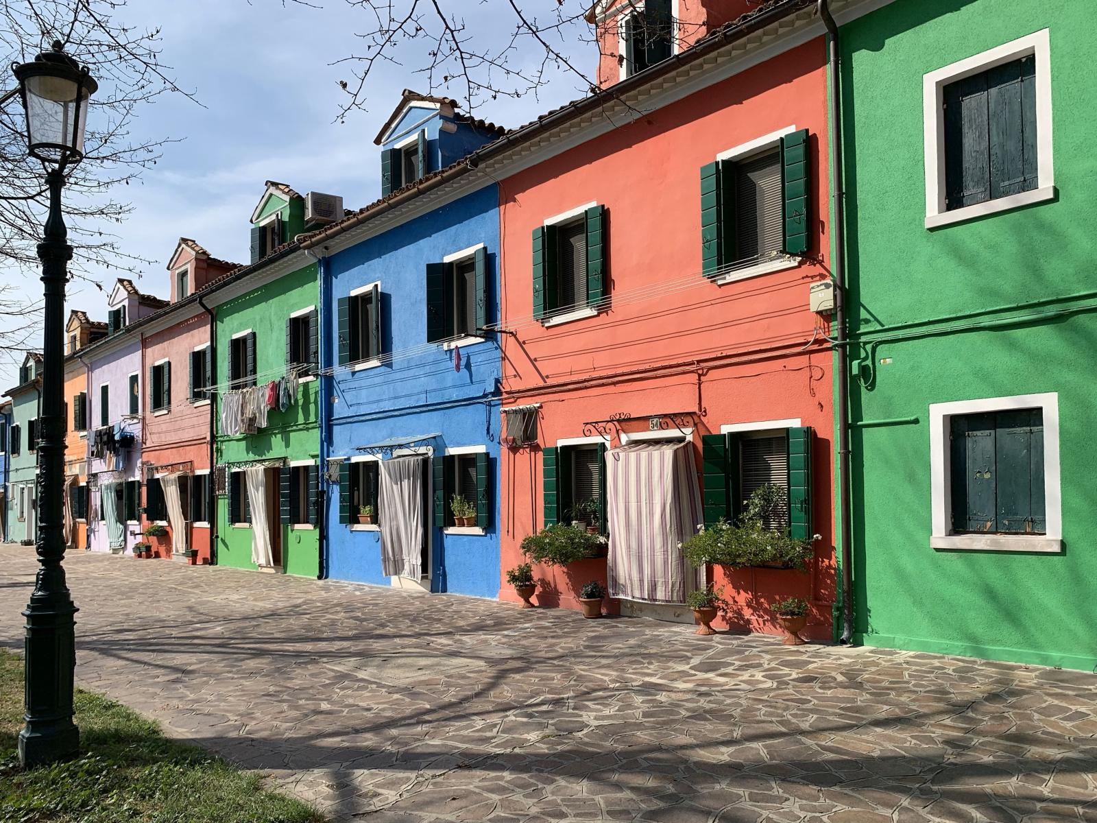 Bunte Häuser auf Burano