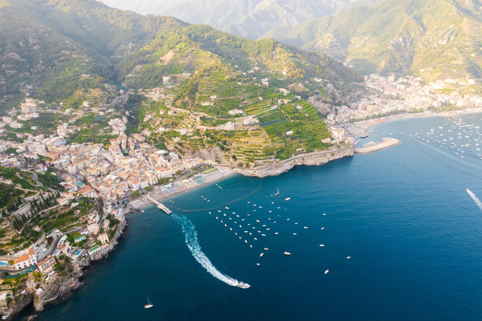 Amalfiküste Italien – Positano und Mittelmeer