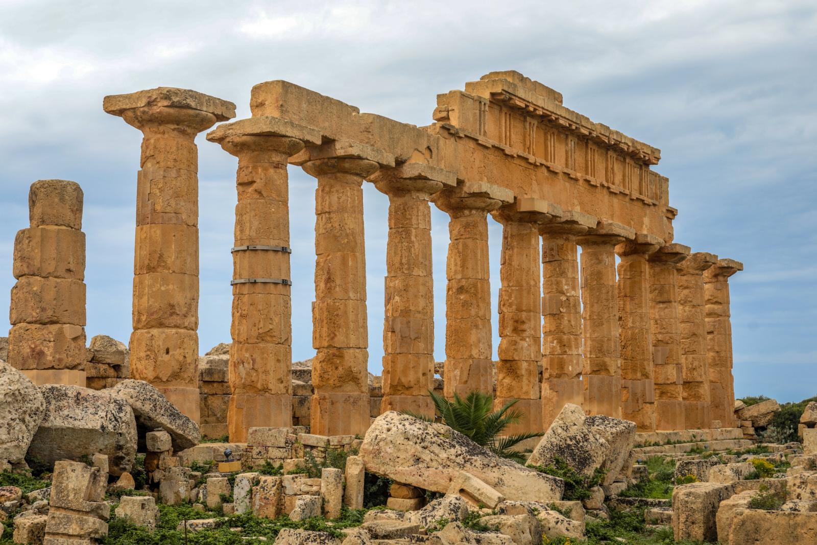 Antiker Tempel oder historische Stätte auf Sizilien