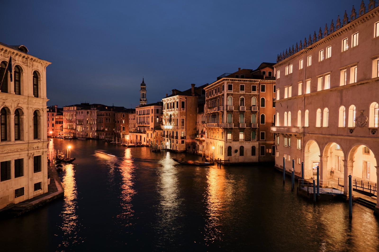 Canal Grande am Abend