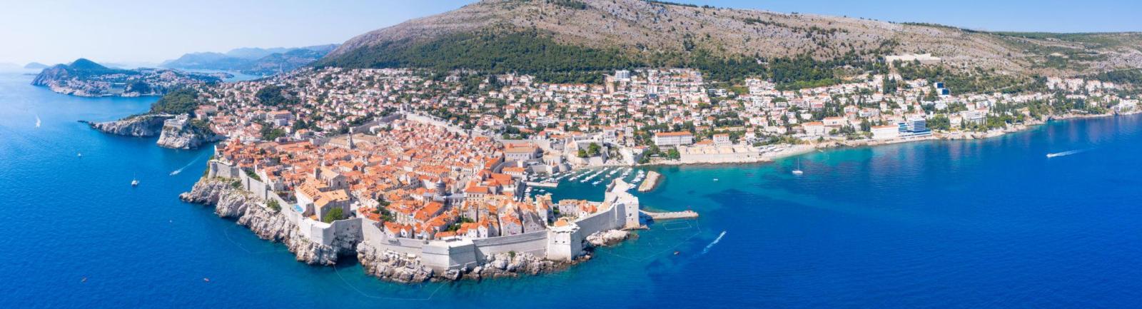 Dubrovnik mit Altstadt und Adriaküste
