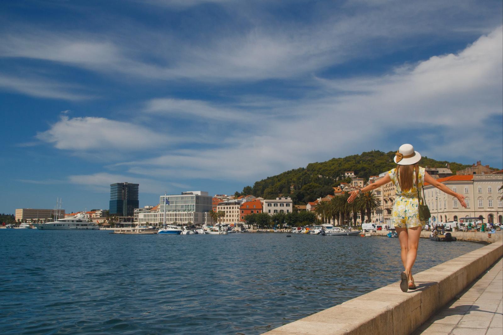 Altstadt und Uferpromenade von Split
