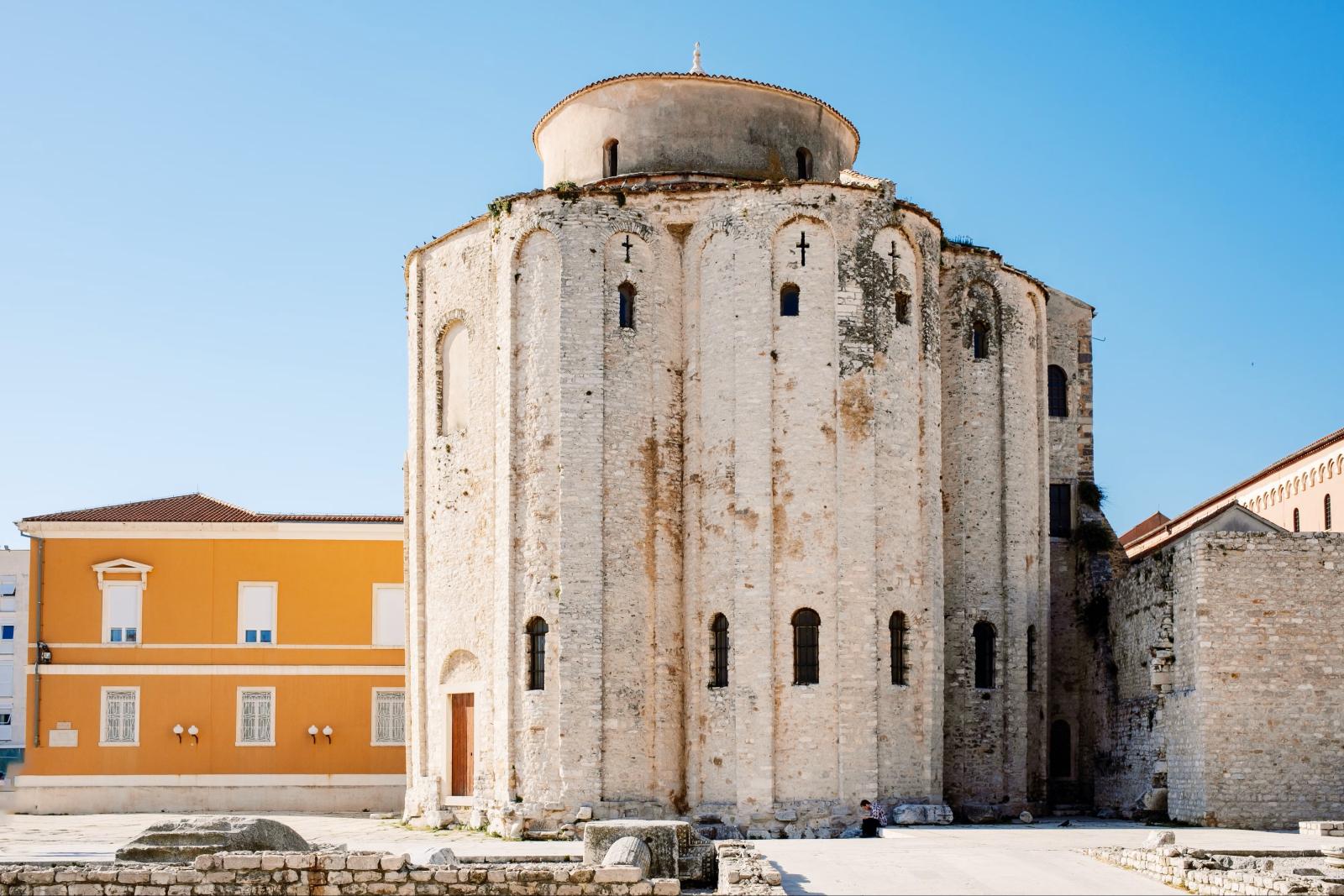Römisches Forum und Kirche des Heiligen Donatus in Zadar