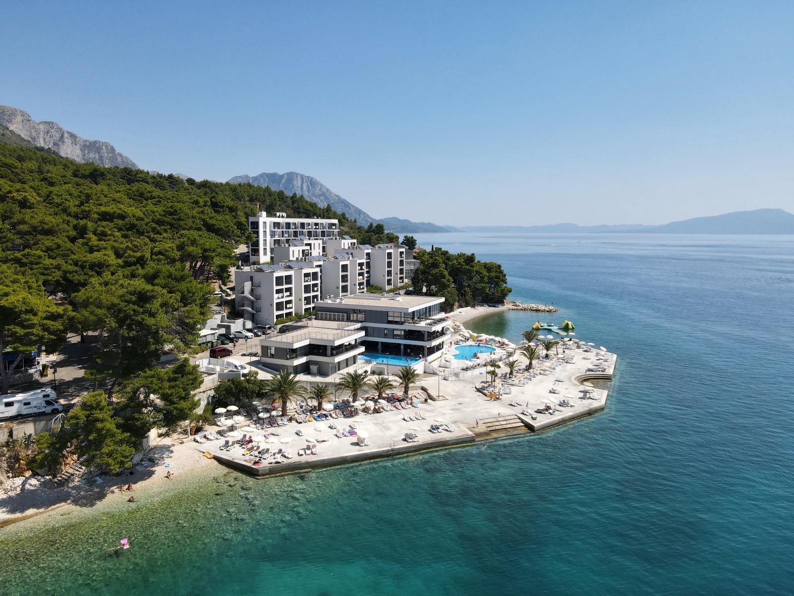 Hotel direkt an der dalmatinischen Küste