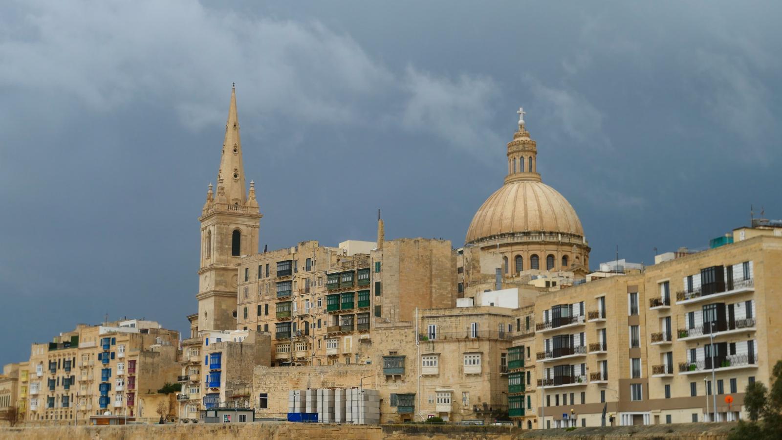 Panoramablick über Valletta