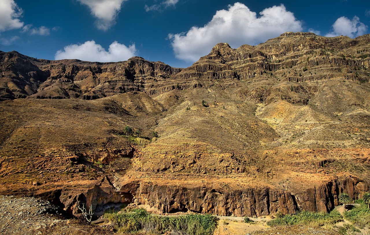 Landschaft und Berge auf Gran Canaria