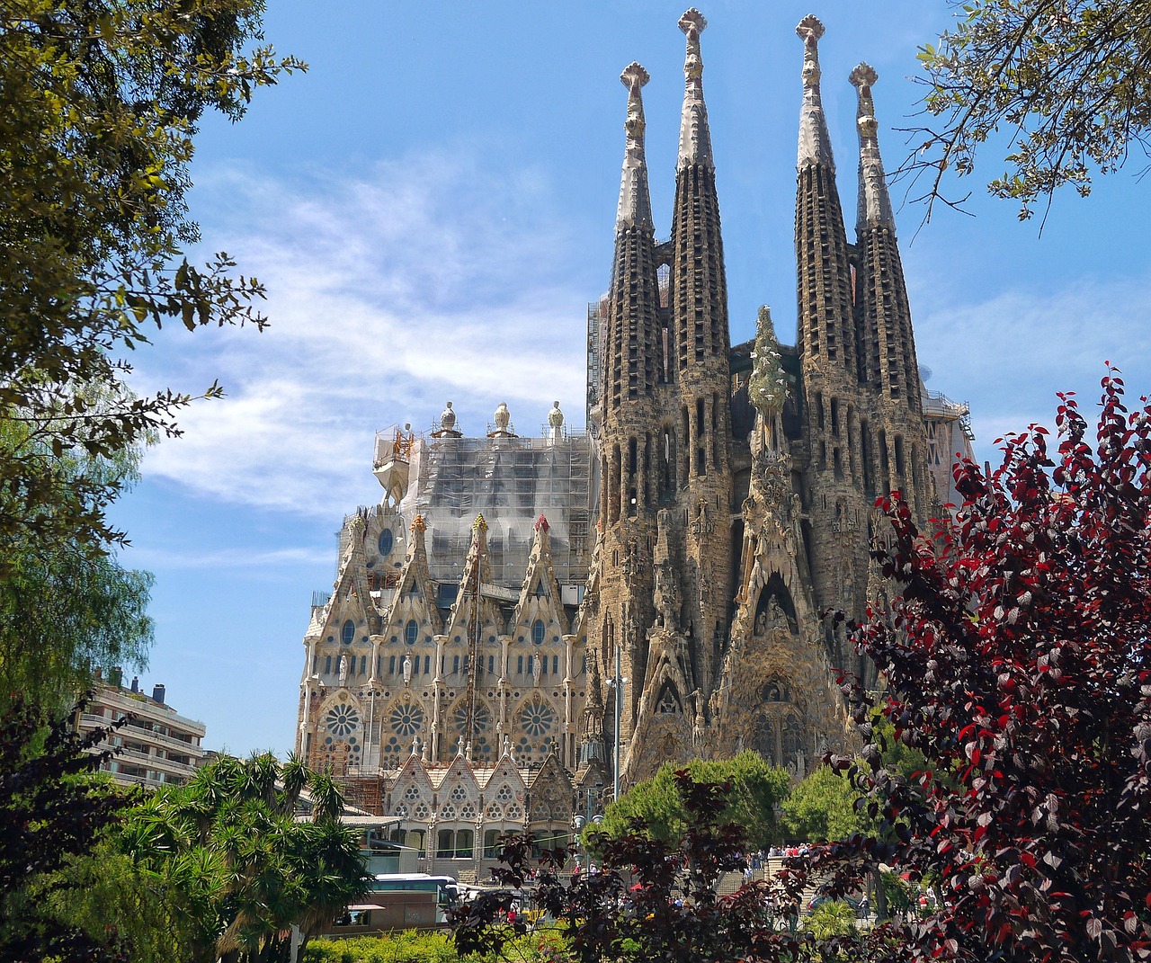 Barcelona Skyline mit Sagrada Família