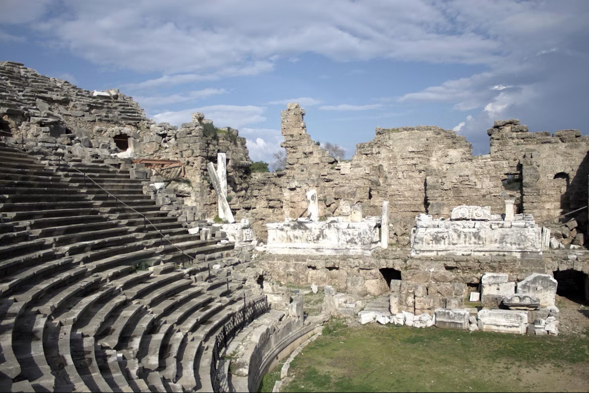 Antikes Theater in Side Türkei