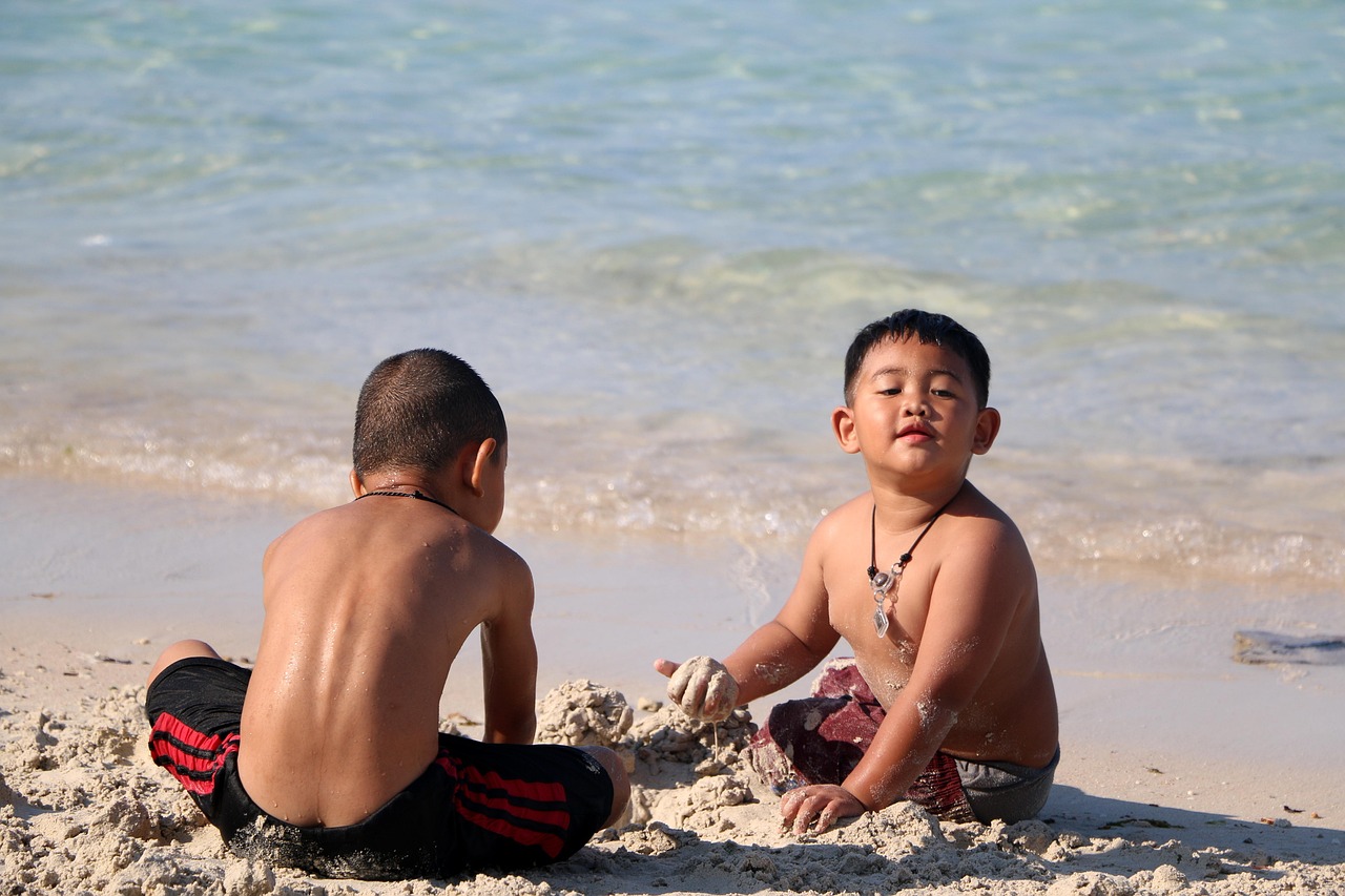 Familienurlaub mit Kindern am Meer
