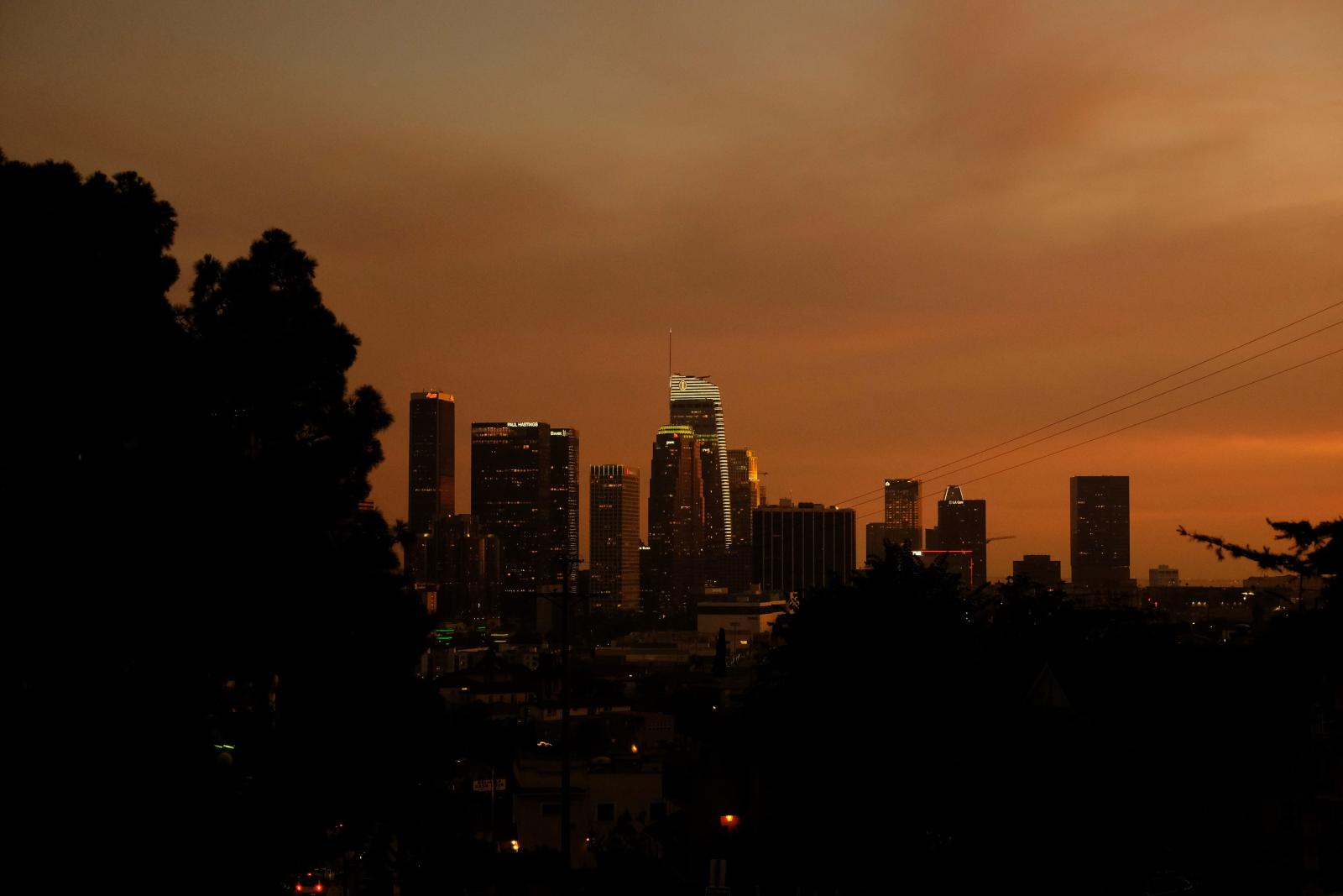 Los Angeles bei Sonnenuntergang
