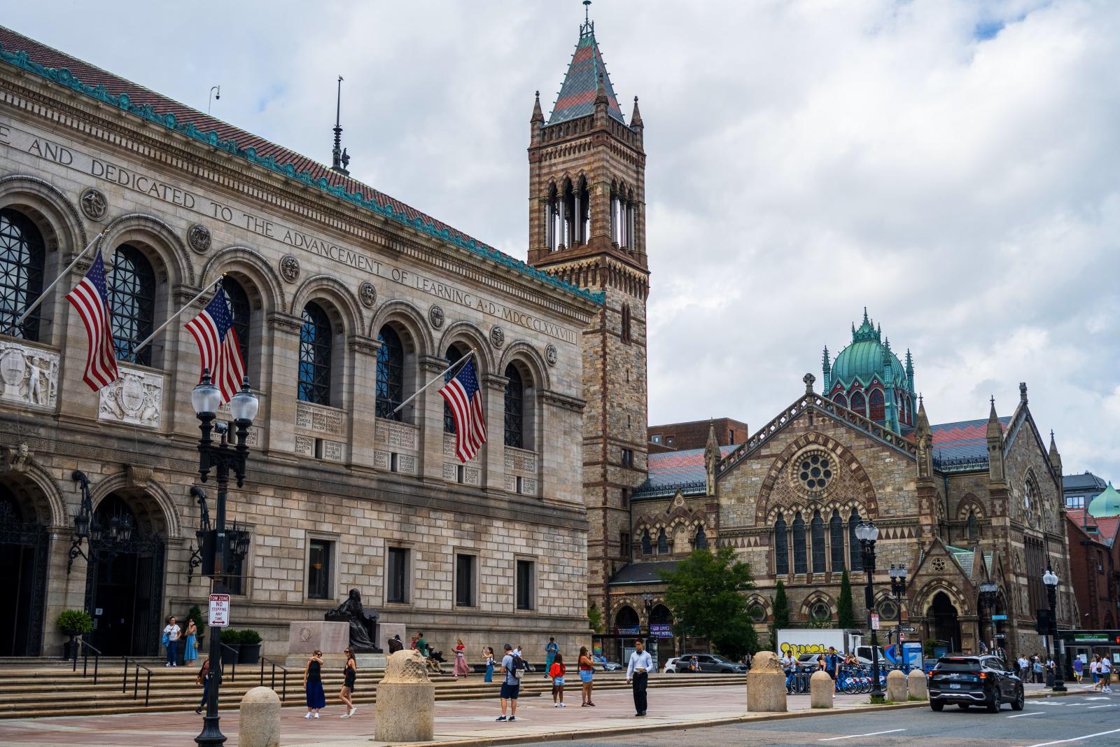 historische Architektur im Zentrum von Boston