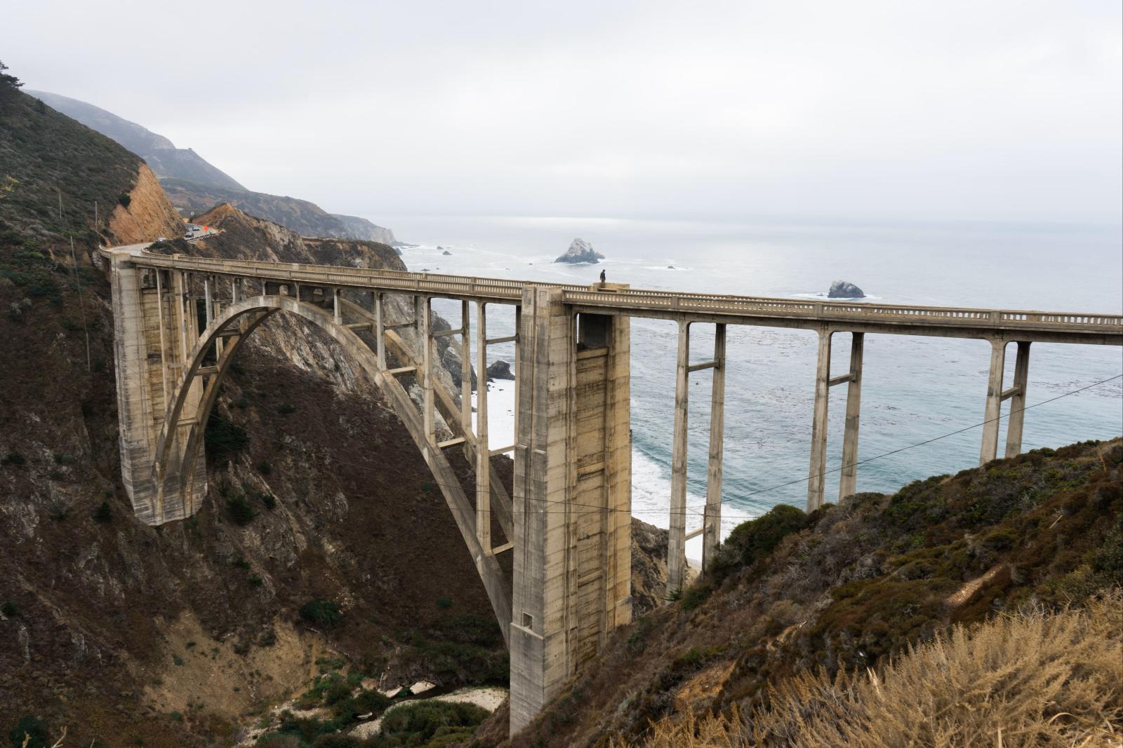Highway 1 entlang der Pazifikküste bei Big Sur