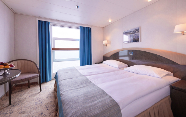 Außenkabine mit Infinty-Fenster (Beispiel)