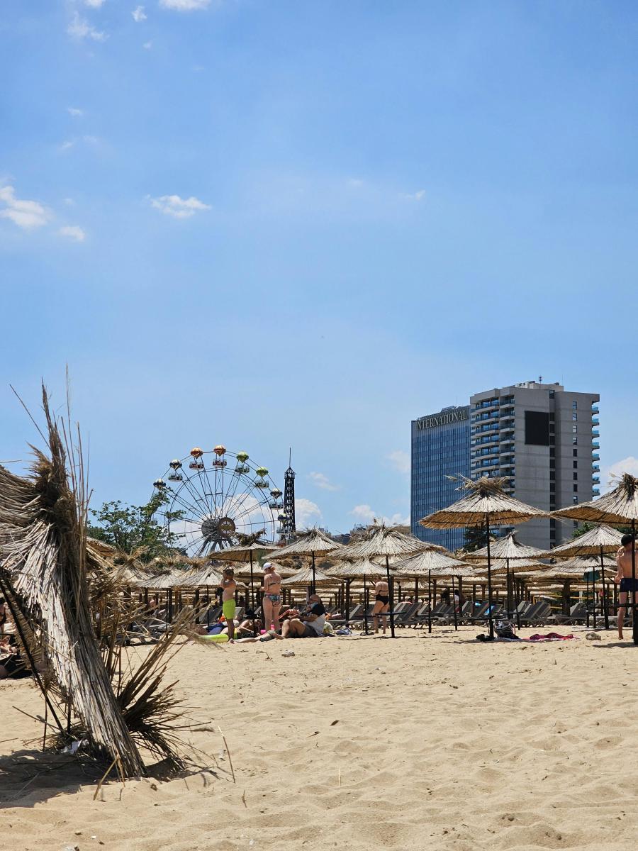 Bulgarien Sonnenstrand mit Strand Hotels und Meer