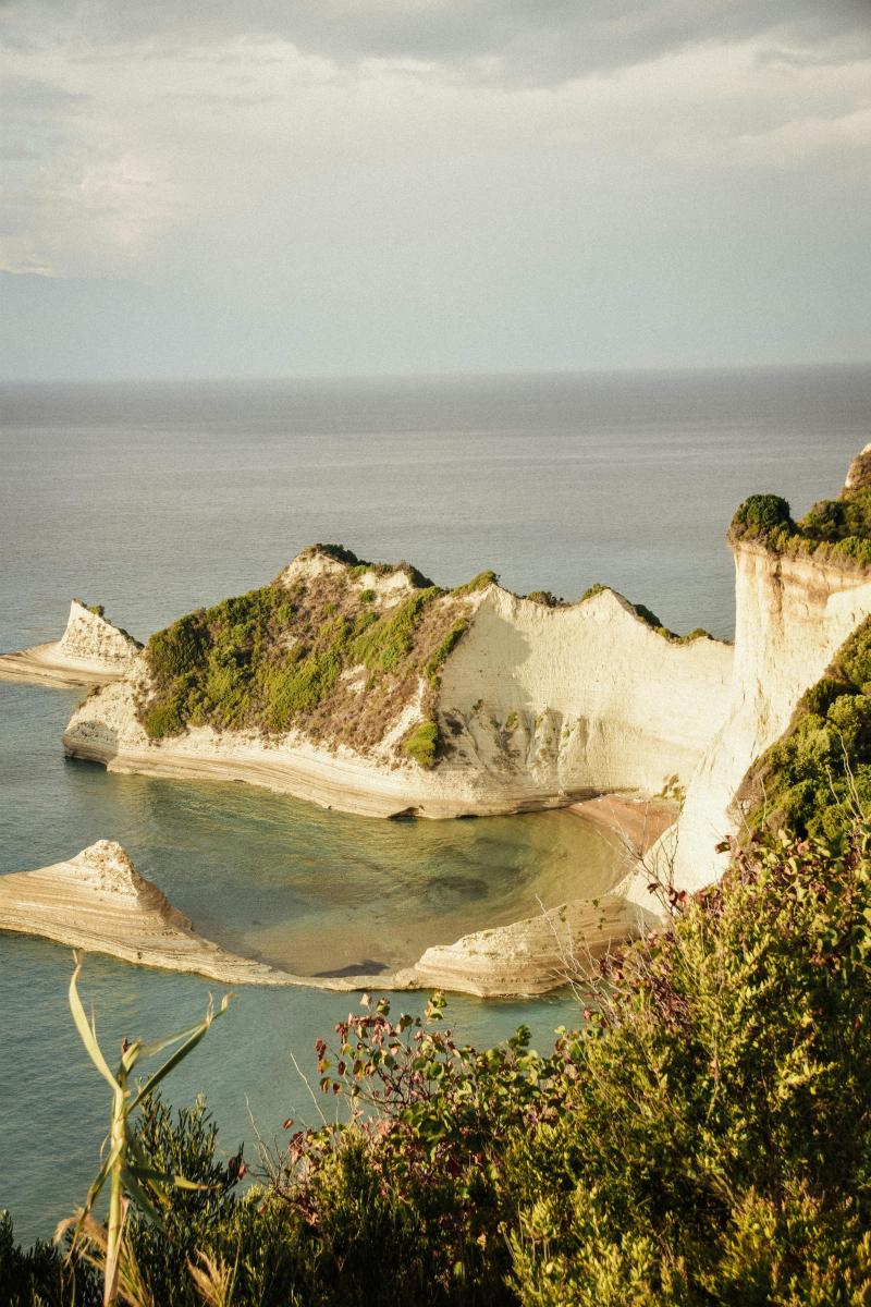 Korfu Canal d’Amour Felsküste und Meer