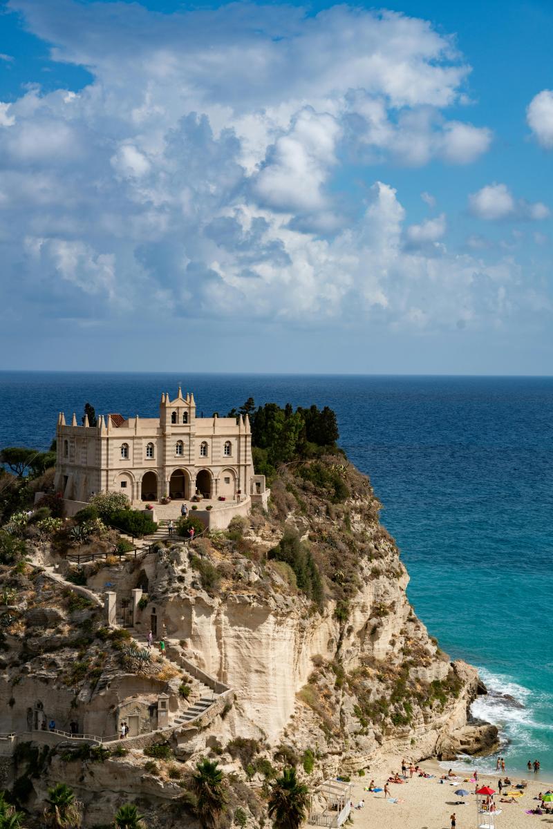 Kalabrien Urlaub Tropea Santa Maria dell'Isola mit Meer