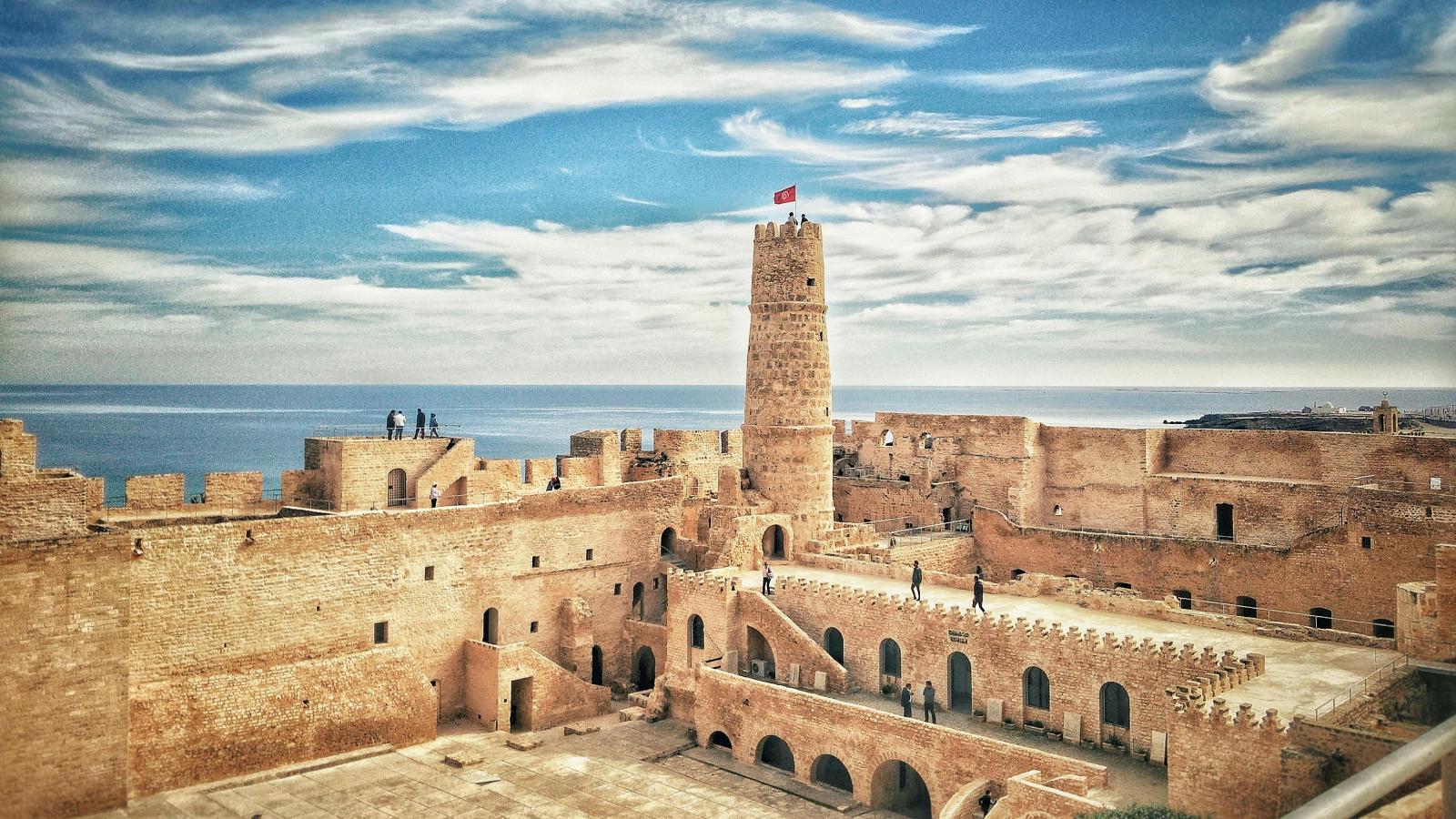 Tunesien Monastir Ribat Festung am Meer