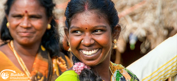 Begegnung mit den herzlichen Menschen Indiens während der Rundreise – authentische Einblicke in Kultur und Alltag.