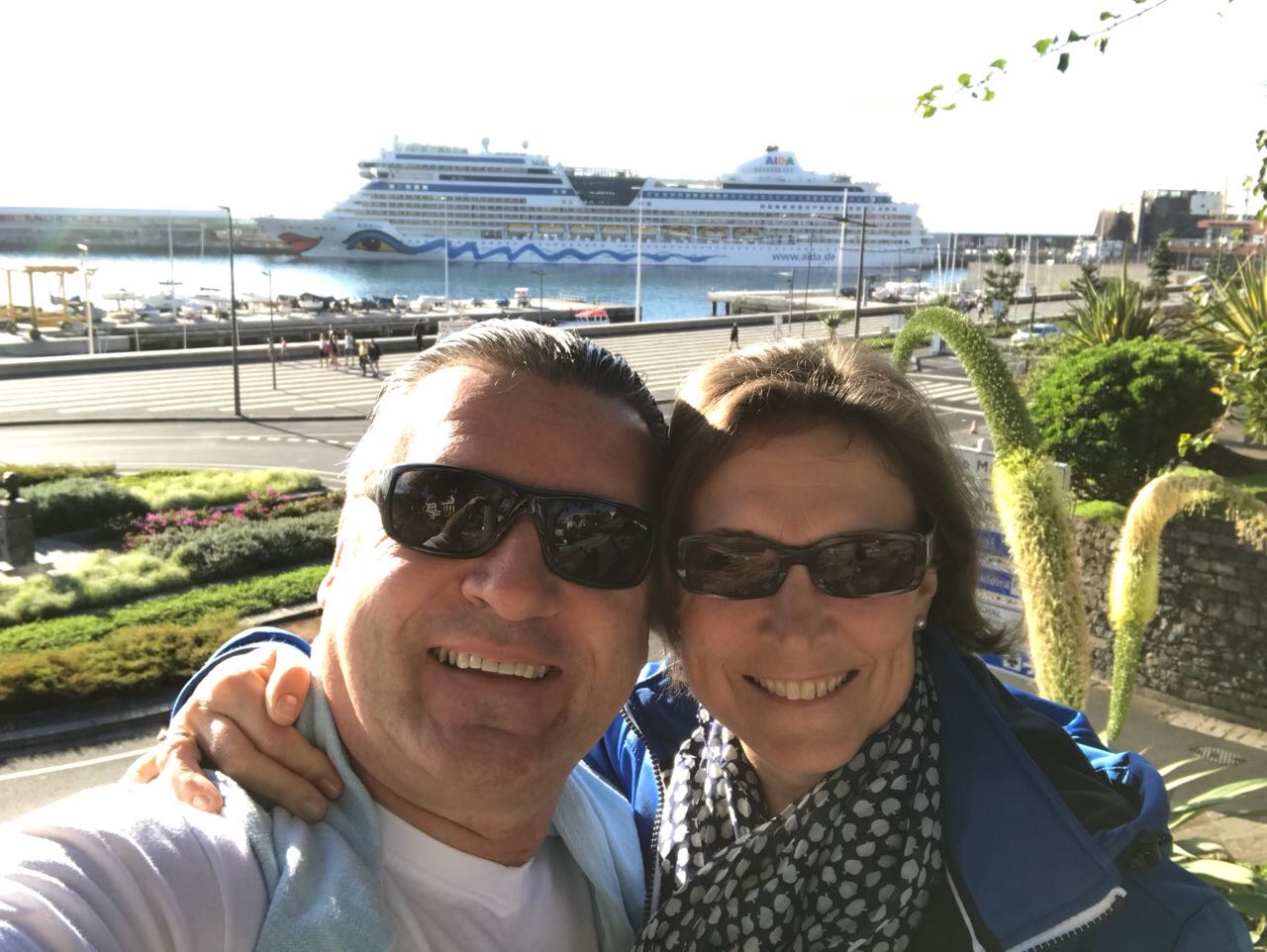 AIDA im Hafen von Madeira