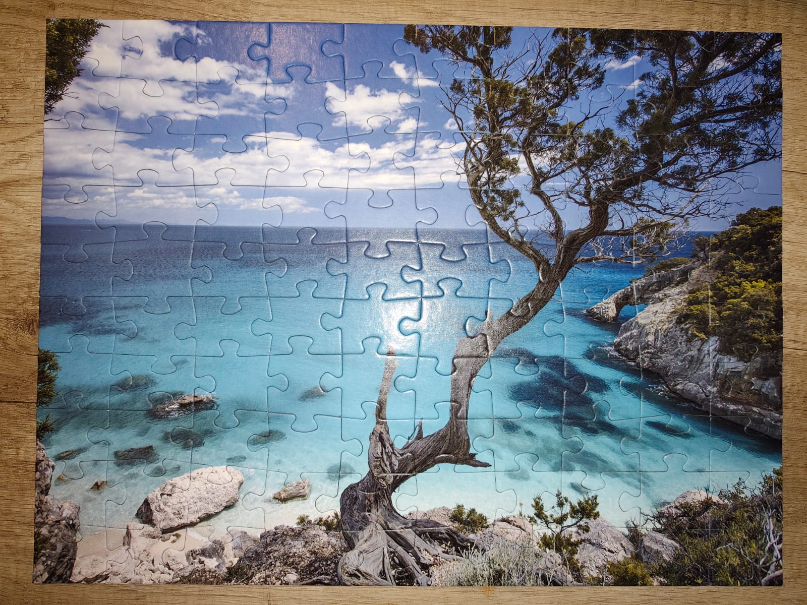 Puzzle für Fitterwochen, fertig gepuzzlet