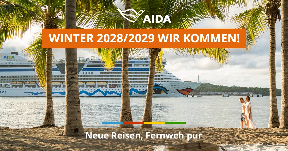 AIDA Buchungsstart Winter 2028/2029